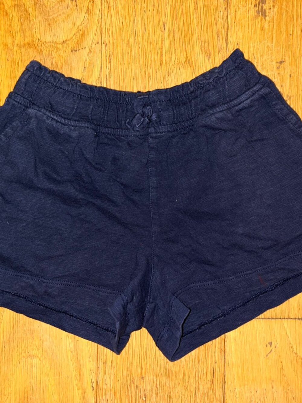 Primary Kids Navy Blue Drawstring Shorts